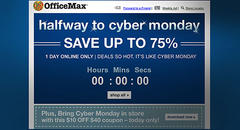 the first cyber monday sale of 2013 has arrived -- in may