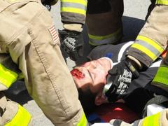 helix students see real life impact of dui tragedies with staged accident