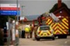 hospital a&e 'in lockdown' after alert on mystery powder